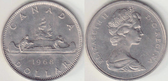 1968 Canada $1 (Unc) A005743